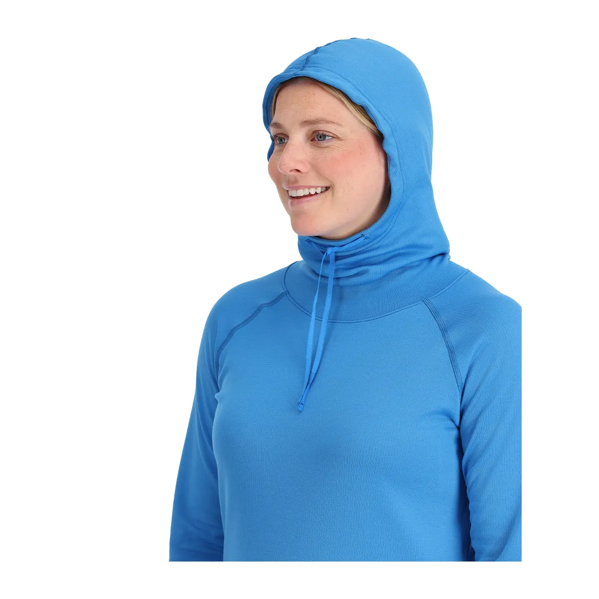 Simms Womens Heavyweight Baselayer Hoody Kingfisher