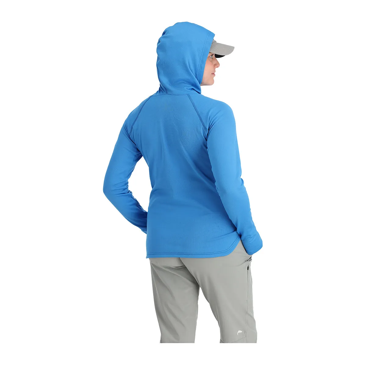 Simms Womens Heavyweight Baselayer Hoody Kingfisher