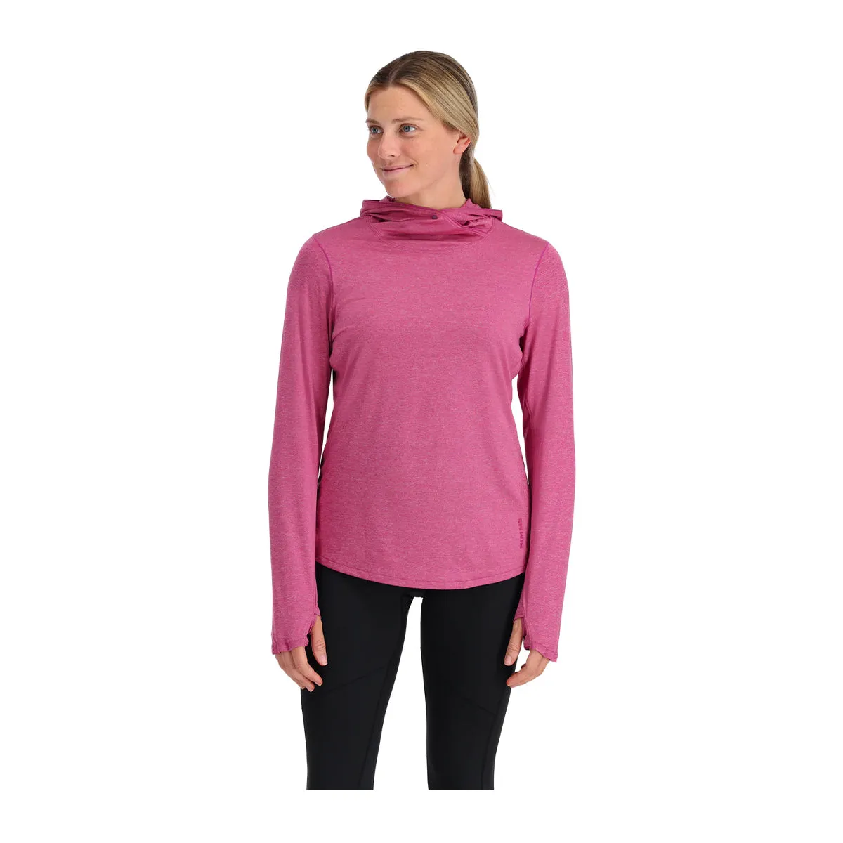 Simms Womens SolarFlex Hoody Fuchsia Heather