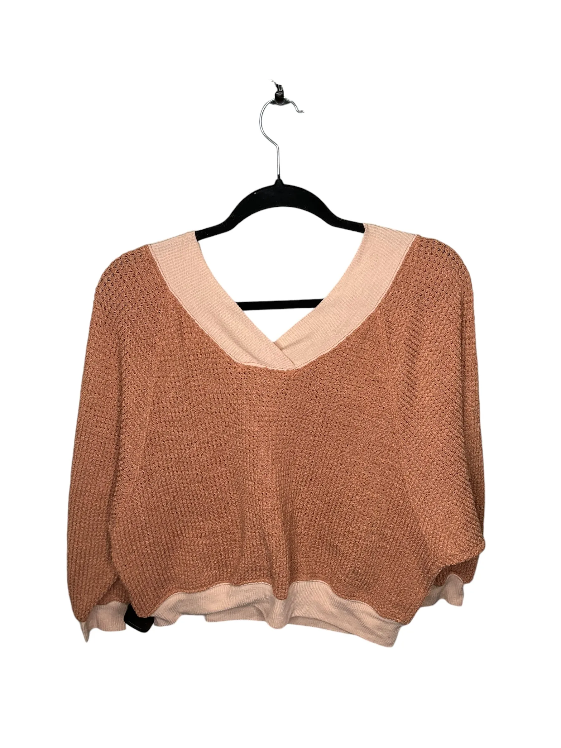 Sweater By Clothes Mentor In Peach, Size: S