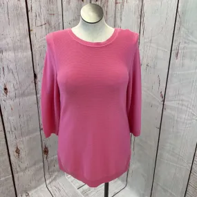 TALBOTS PINK SWEATER SZ LP TC3