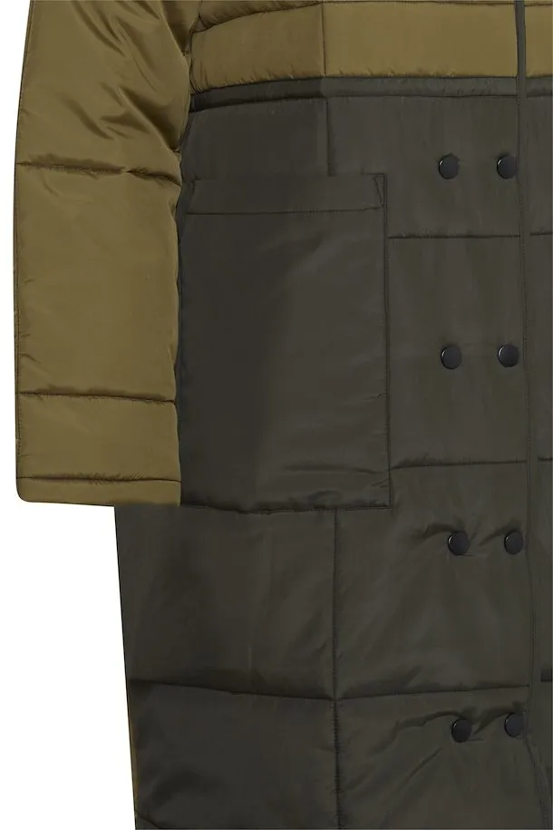 The Babeta Colourblock Jacket - Olive Mix