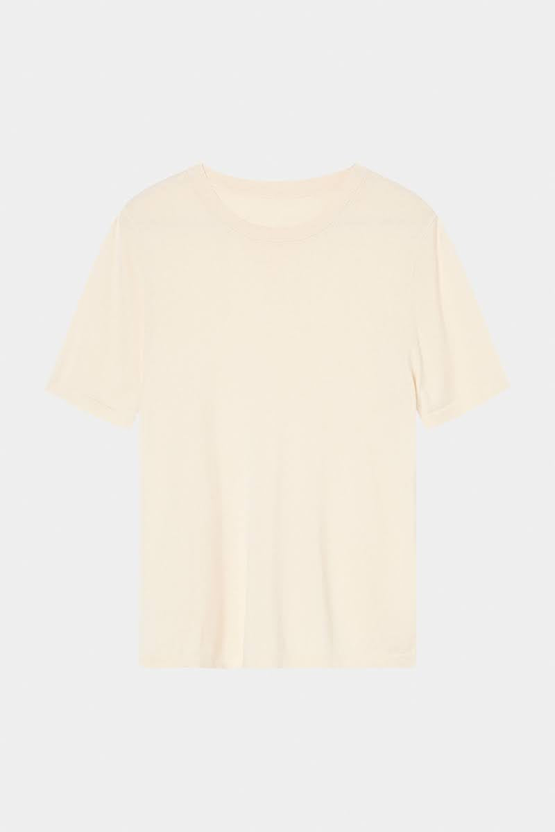 THE SILK TEE - IVORY