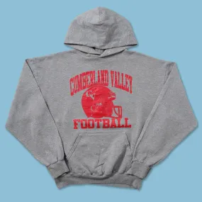 Vintage Cumberland Valley Football Hoody Large