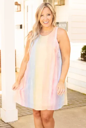 Watercolor Wishes Dress, Multi