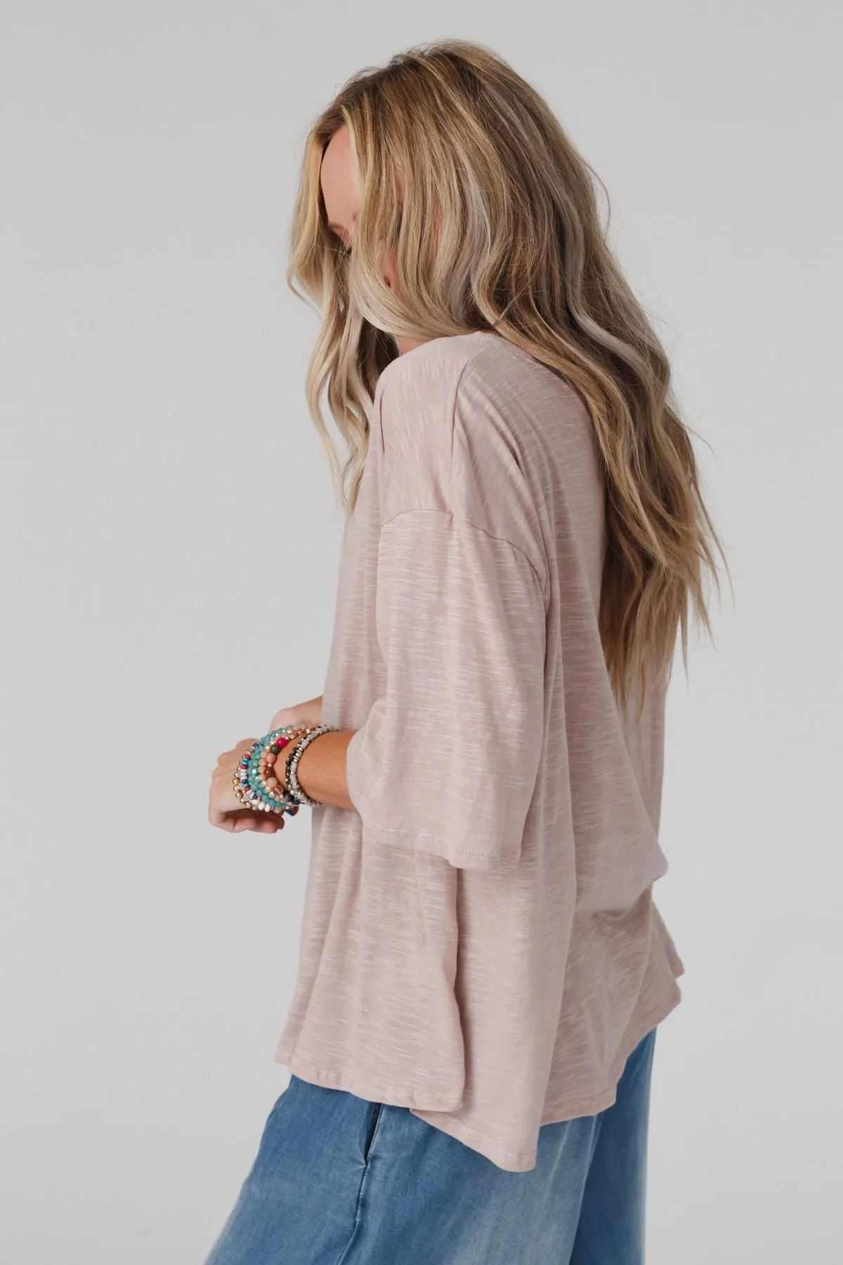 Your Favorite Slub Tee Shirt - Taupe